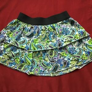 Frilly Multicolored Xhilaration skirt. Medium.